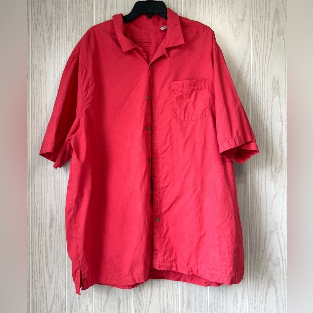 Tommy Bahama Coral Button Down Shirt 2XT – Silk Blend